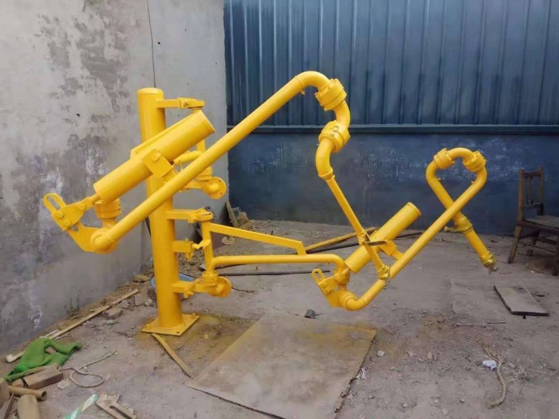 青海省格爾木市客戶定制采購(gòu)的一批AL2543汽車(chē)底部密閉裝卸鶴管（碳五鶴管）已通過(guò)物流發(fā)往使用現(xiàn)場(chǎng)(1)